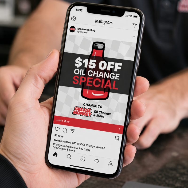 Grease Monkey — Social Ad