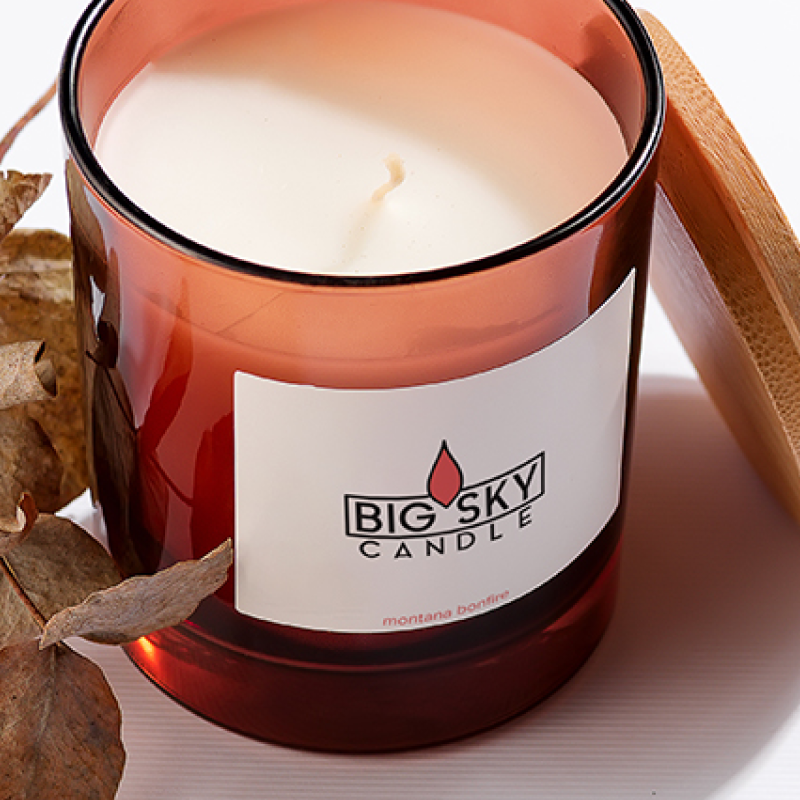 Big Sky Candle — Label