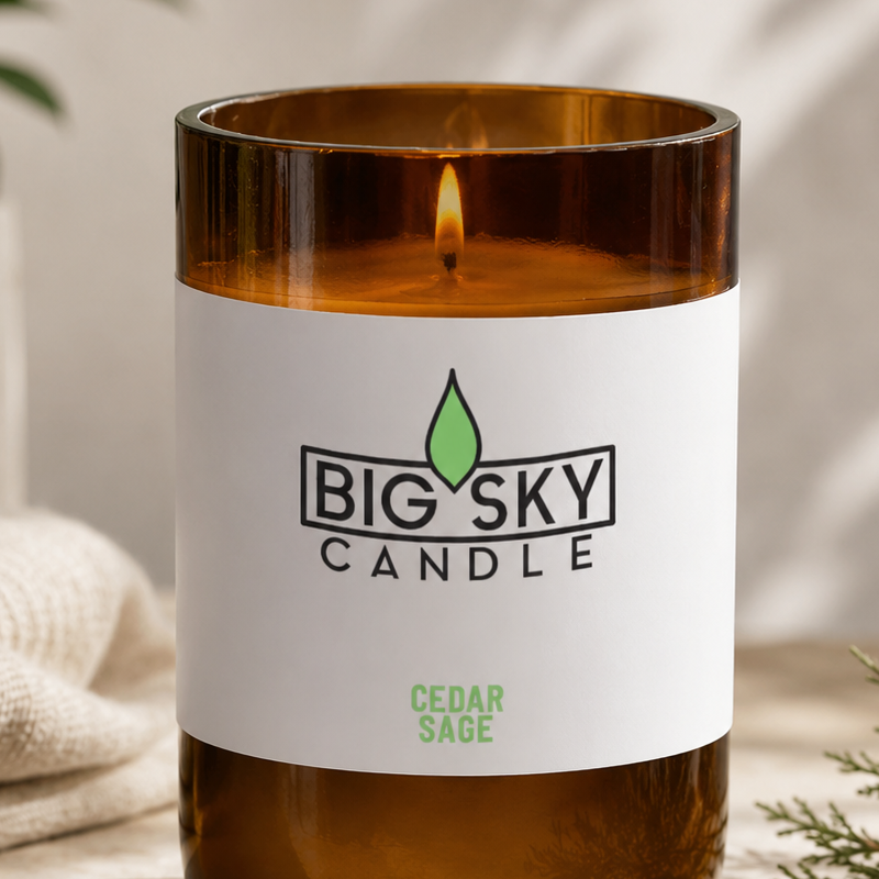 Big Sky Candle — Label