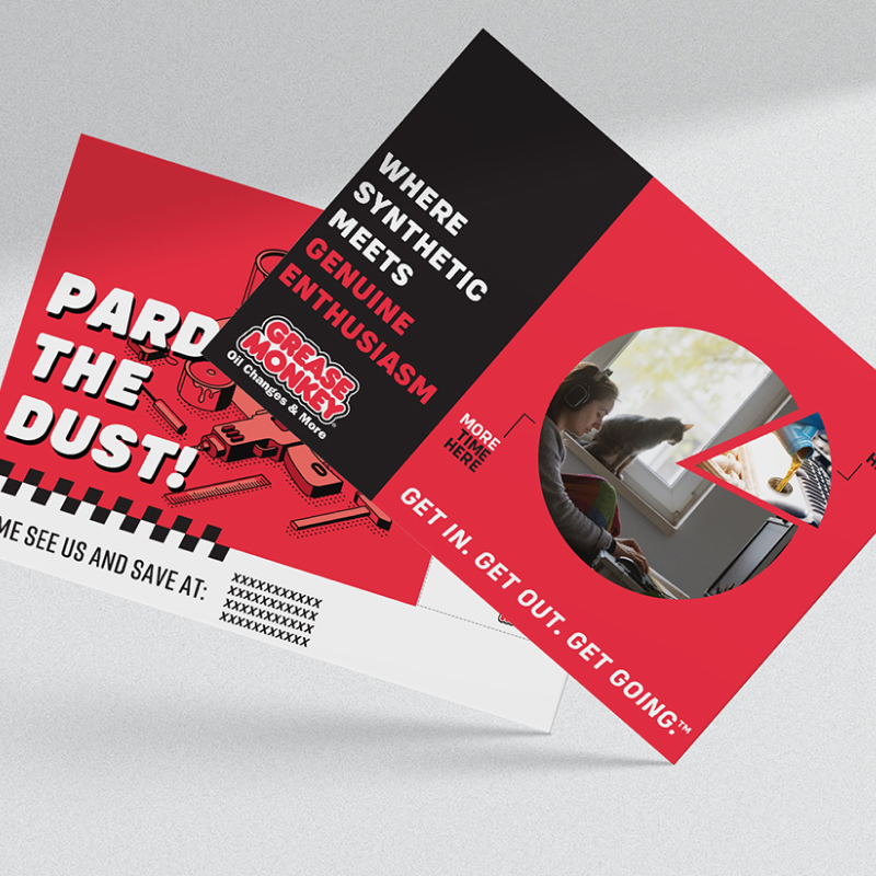 Grease Monkey — Direct Mailer